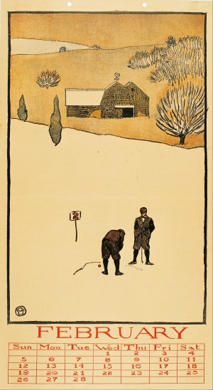 Golf Calendar - February